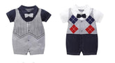 Baby Boy Gentleman Romper One Piece Suit.